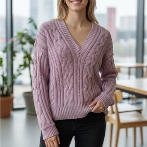 Aéropostale Cable Knit Sweater L